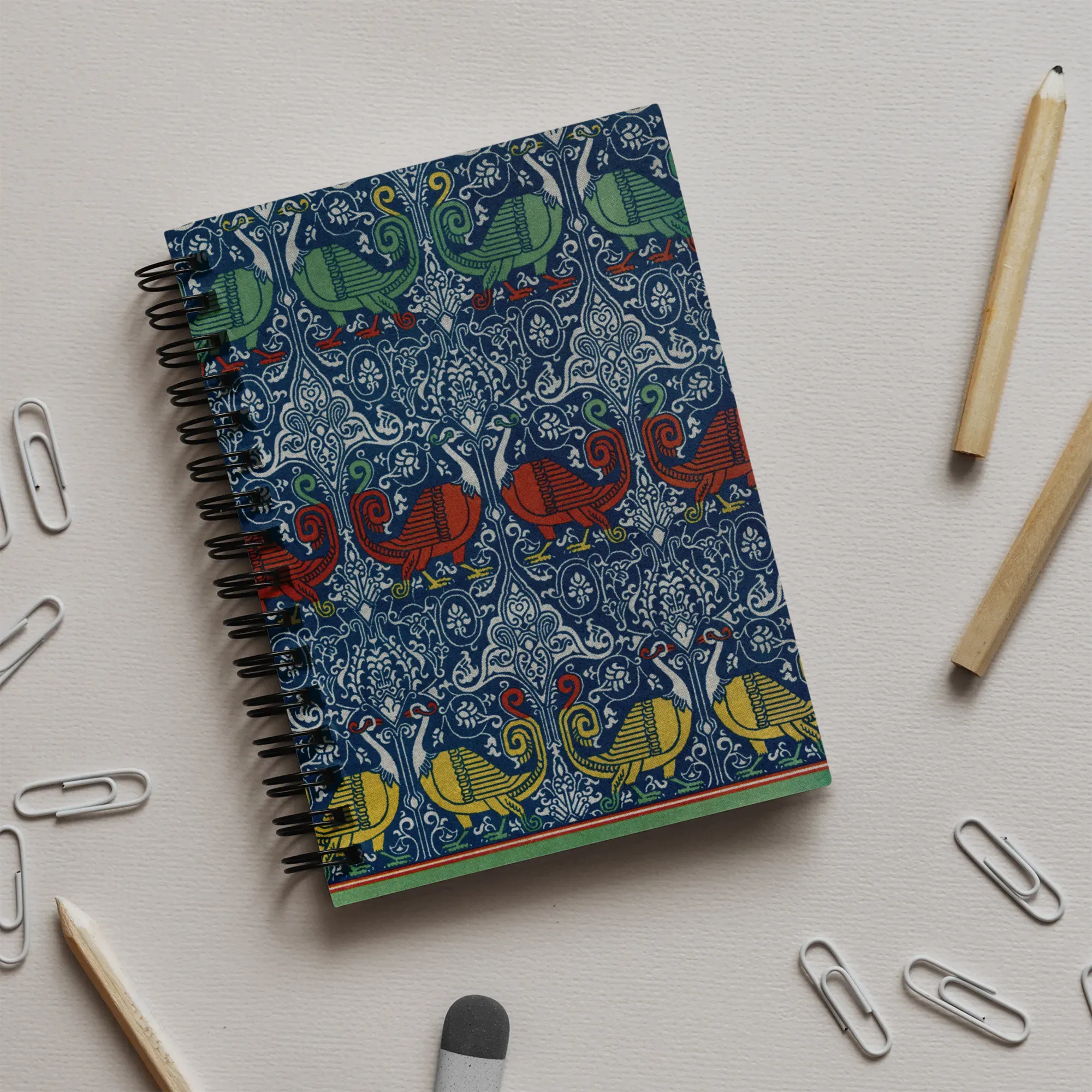 Emile Prisses D’avennes La Decoration Arabe Plate 11 Notebook - Notebooks & Notepads - Aesthetic Art