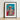 Vibrant Framed Portrait Tattooed Man White Cowboy Hat Lowbrow Pop, Art, Emilio Stands