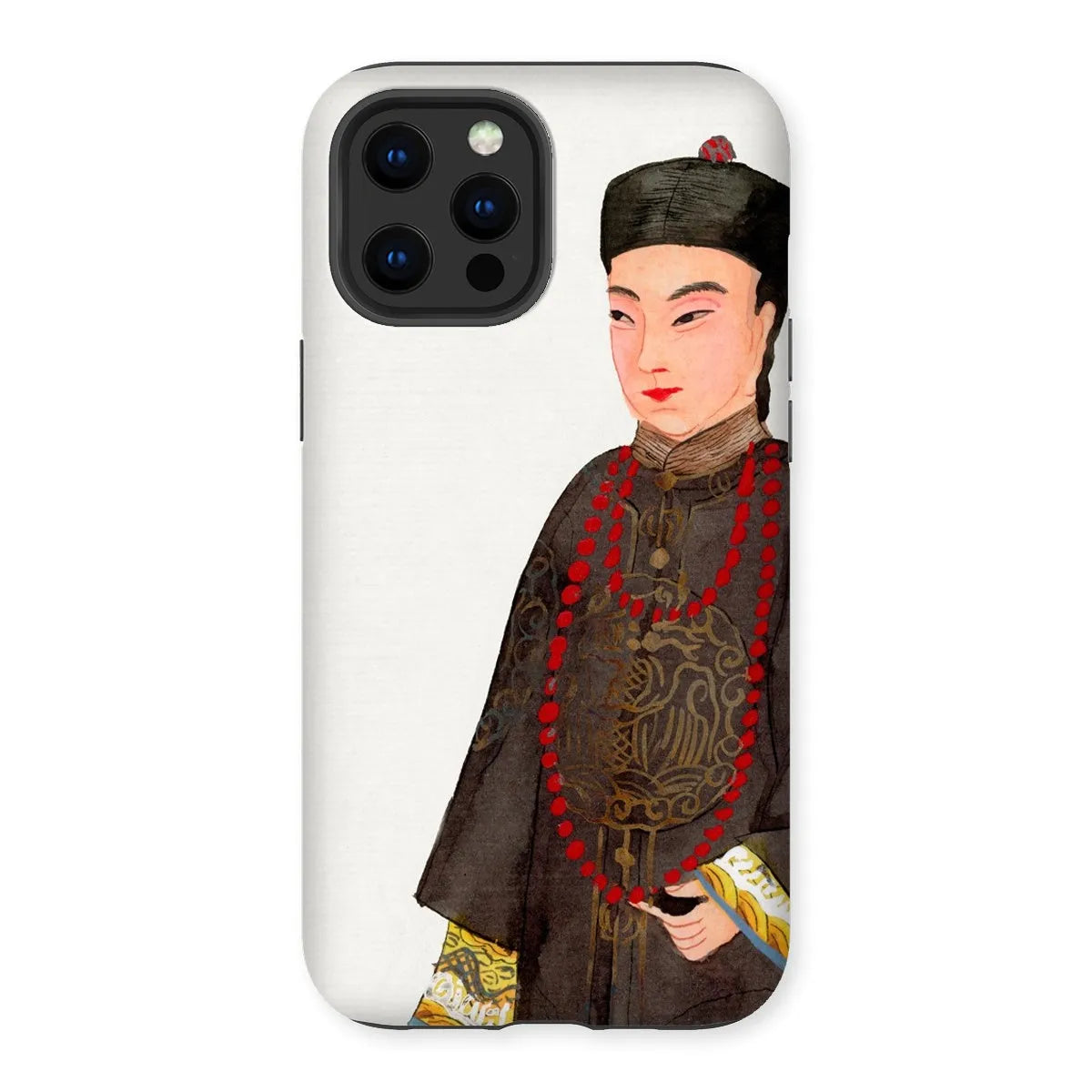 Emperor’s Courtier - Chinese Manchu Aesthetic Art Phone Case - Iphone 12 Pro Max / Matte - Mobile Phone Cases