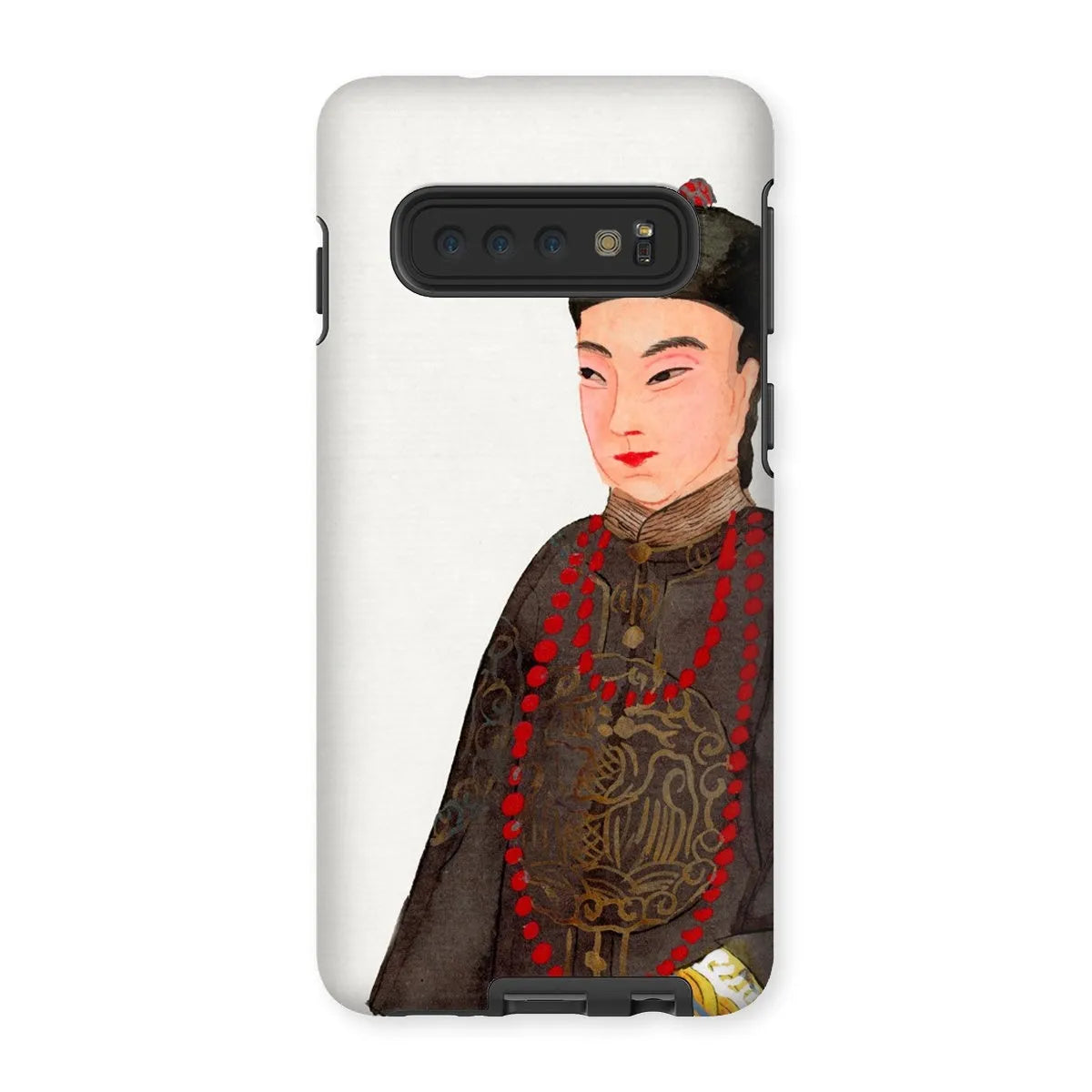 Emperor’s Courtier - Chinese Manchu Aesthetic Art Phone Case - Samsung Galaxy S10 / Matte - Mobile Phone Cases