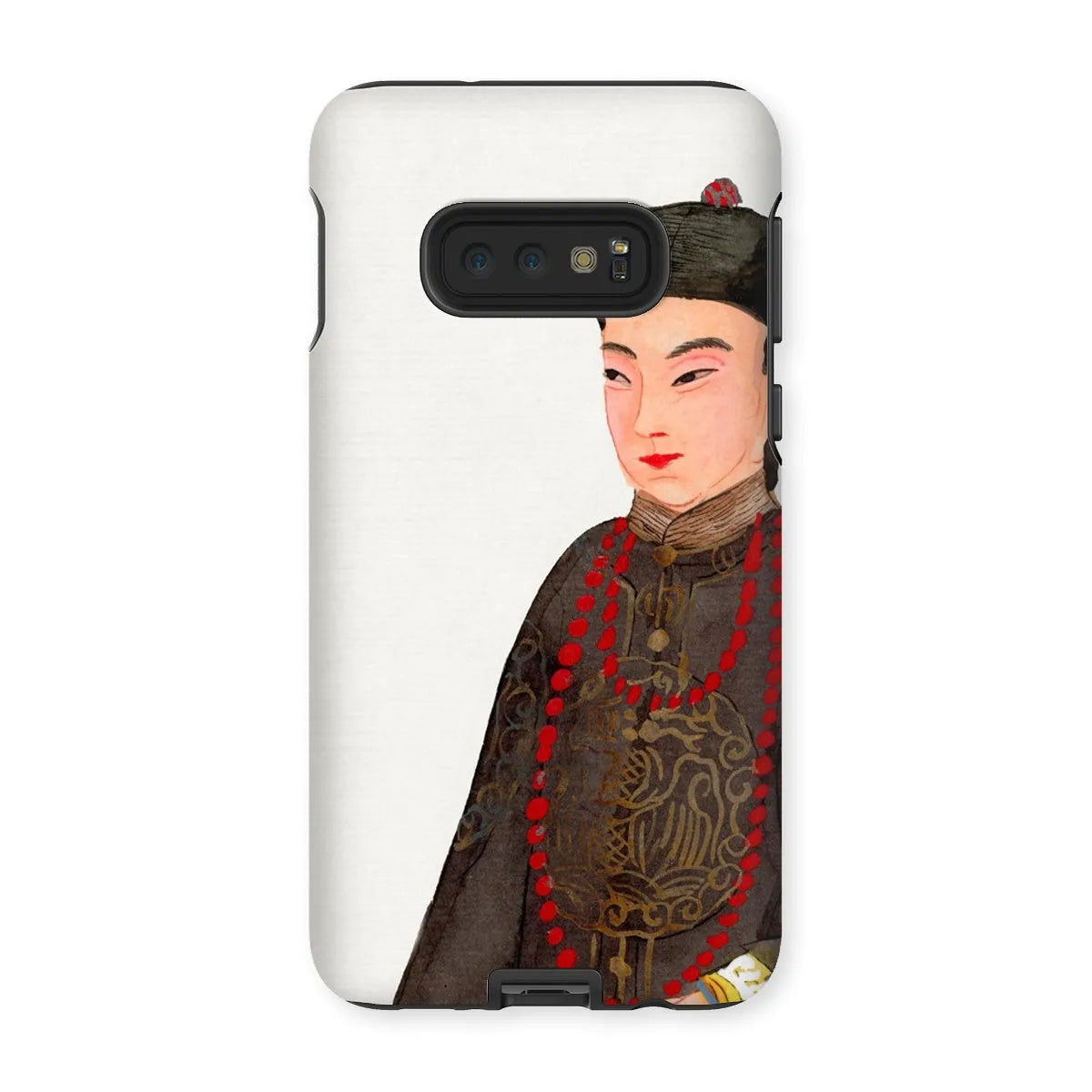 Emperor’s Courtier - Chinese Manchu Aesthetic Art Phone Case - Samsung Galaxy S10e / Matte - Mobile Phone Cases