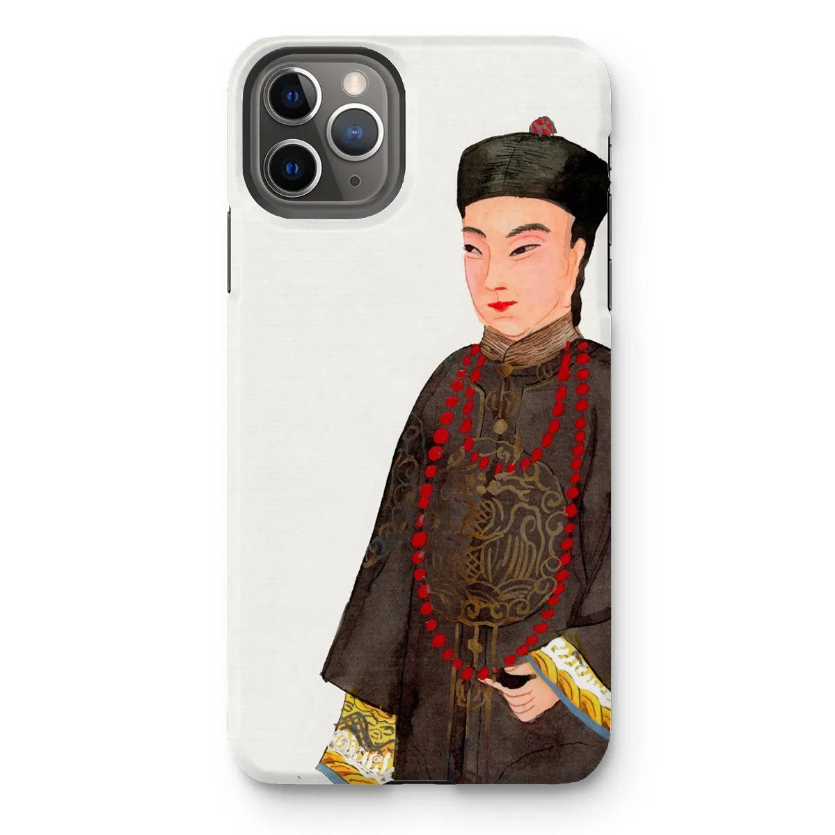 Emperor’s Courtier - Chinese Manchu Aesthetic Art Phone Case - Iphone 11 Pro Max / Matte - Mobile Phone Cases