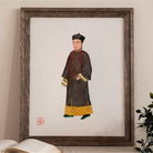 Emperor’s Courtier - Qing Dynasty Fashion Art Print Posters Prints & Visual Artwork