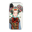 Empress - Manchu Fashion Iphone Case, Xr / Matte, Phone Case Colorful Illustration Traditional Chinese Empress Opera