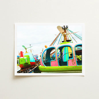 Empty Nest - Amusement Park Art Print / Canvas Giclée, Waking Dream Prints