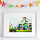 Empty Nest Giclée Print, 12×16’’ / 31x41cm / Unframed Art, Framed Photograph Colorful Amusement Park Rides