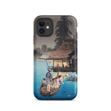 Enjoying the Evening Cool - Hiroaki Takahashi Iphone Case, 11 / Matte, Japanese Art Phone Case