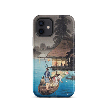 Enjoying the Evening Cool - Hiroaki Takahashi Iphone Case, 12 / Matte, Japanese Art Phone Case