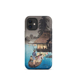 Enjoying the Evening Cool - Hiroaki Takahashi Iphone Case, 12 Mini / Matte, Japanese Art Phone Case