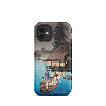 Enjoying the Evening Cool - Hiroaki Takahashi Iphone Case, 12 Mini / Matte, Japanese Art Phone Case