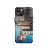 Enjoying the Evening Cool - Hiroaki Takahashi Iphone Case, 13 / Matte, Japanese Art Phone Case