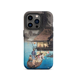 Enjoying the Evening Cool - Hiroaki Takahashi Iphone Case, 14 Pro / Matte, Japanese Art Phone Case