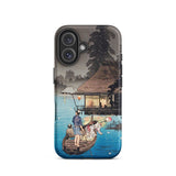 Enjoying the Evening Cool - Hiroaki Takahashi Iphone Case, 16 / Matte, Phone Case Japanese Art