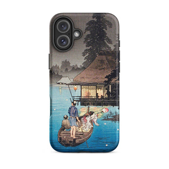 Enjoying the Evening Cool - Hiroaki Takahashi Iphone Case, 16 Plus / Matte, Artistic Phone Case