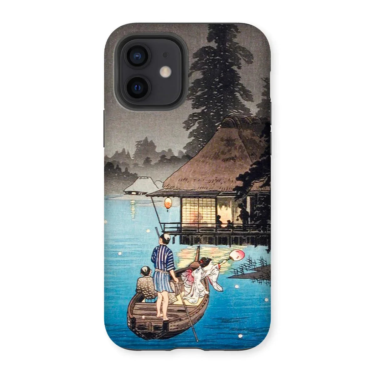 Enjoying the Evening Cool - Hiroaki Takahashi Iphone Case - 12 / Gloss