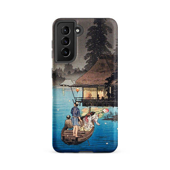 Enjoying the Evening Cool - Hiroaki Takahashi Phone Case, Samsung Galaxy S21 Fe / Matte, Mobile Cases, Toby Leon