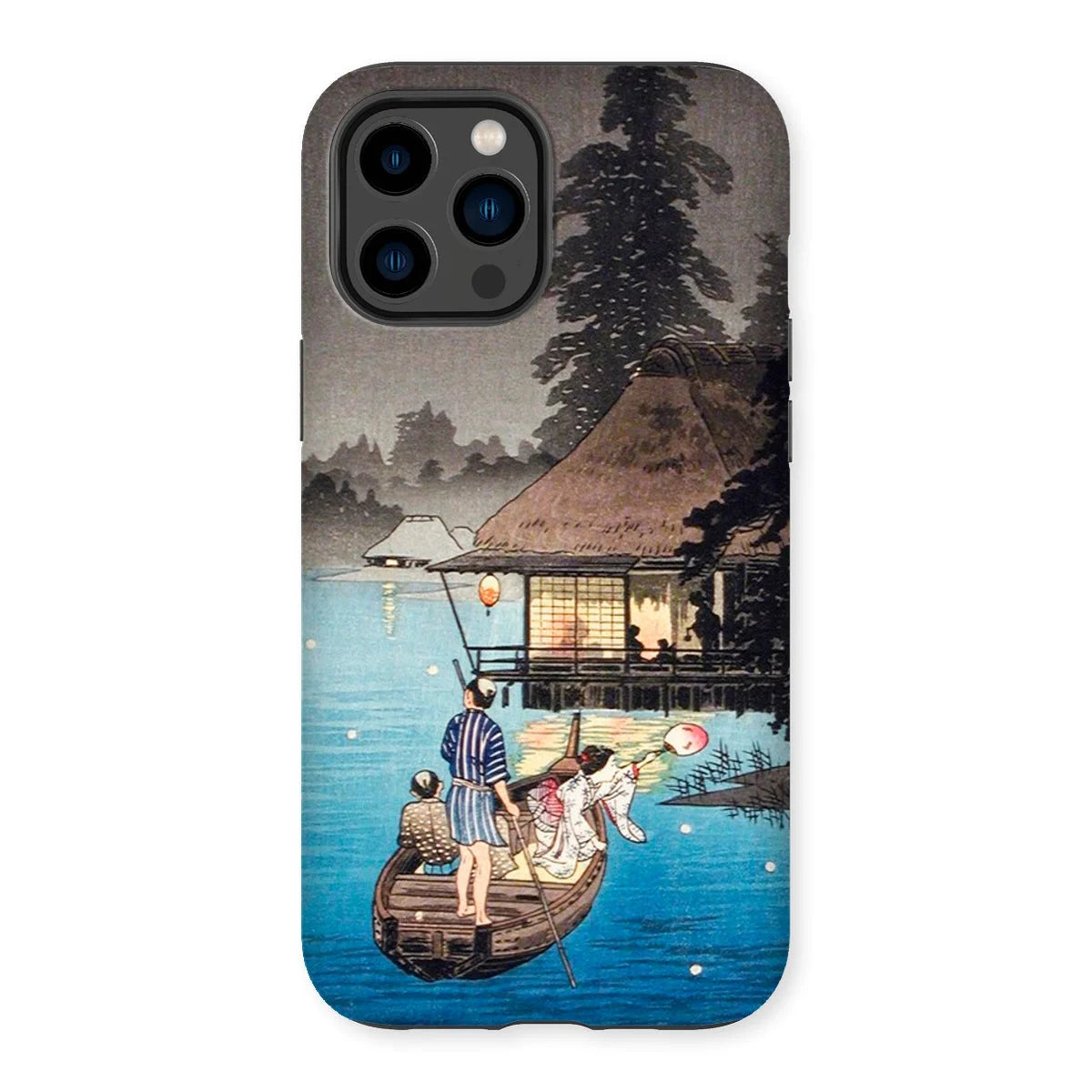 Enjoying the Evening Cool - Hiroaki Takahashi Iphone Case 14 Pro Max / Gloss Mobile Phone Cases