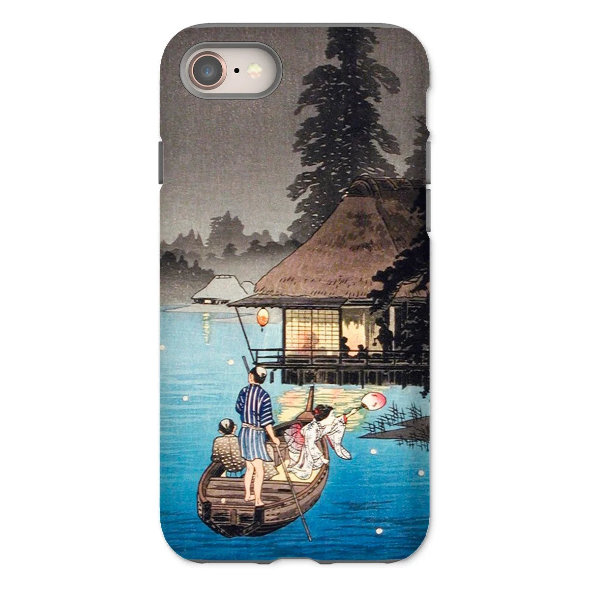 Enjoying the Evening Cool - Hiroaki Takahashi Iphone Case 8 / Gloss Mobile Phone Cases