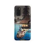 Enjoying the Evening Cool - Hiroaki Takahashi Samsung Case, Galaxy S20 / Matte, Smartphone Case Traditional Japanese Landscape Painting