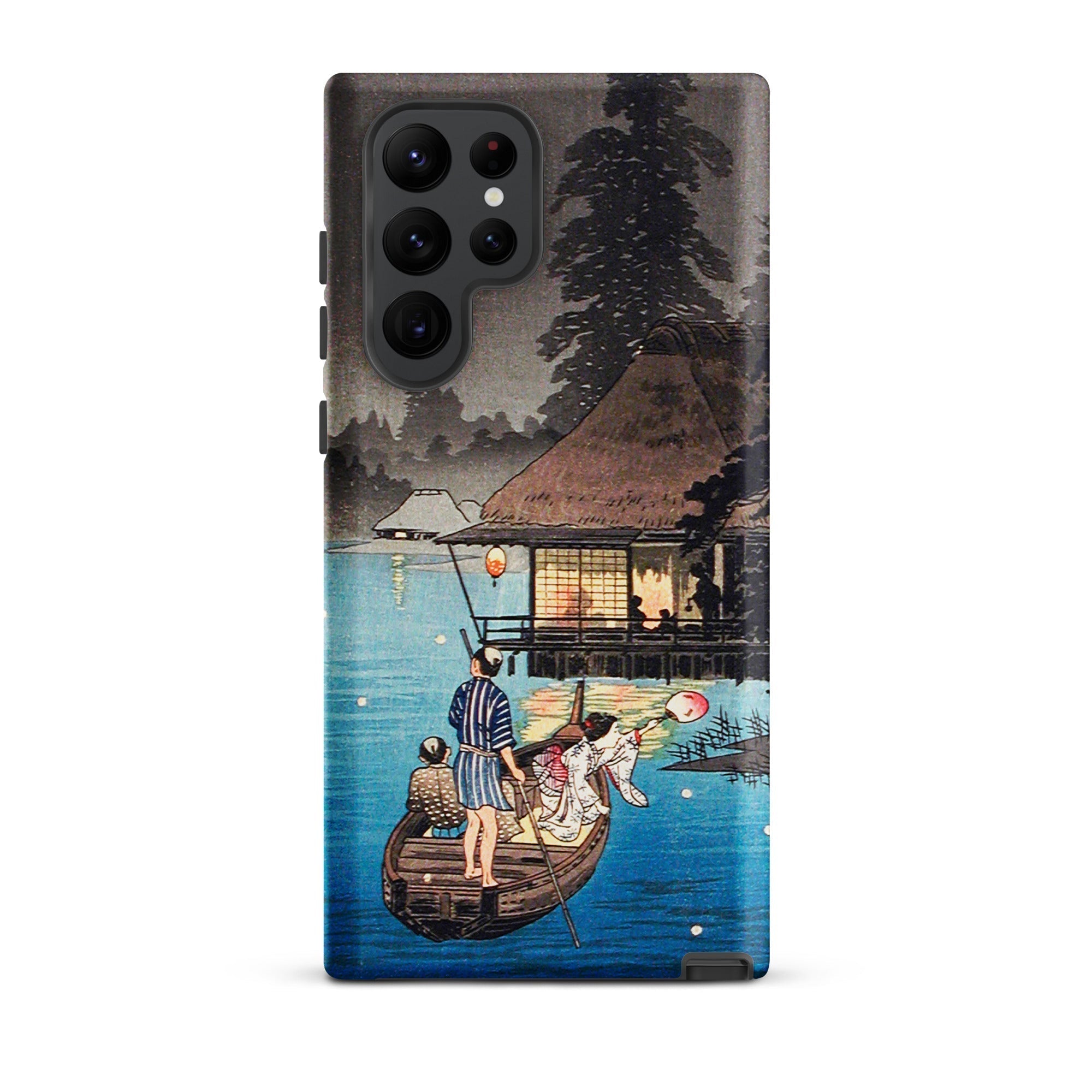 Enjoying the Evening Cool Hiroaki Takahashi Samsung Case, Galaxy S22 Ultra / Matte, Smartphone Nature Themed Case