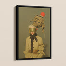 Enlightenment - Avant-garde Victorian Fashion Framed Canvas