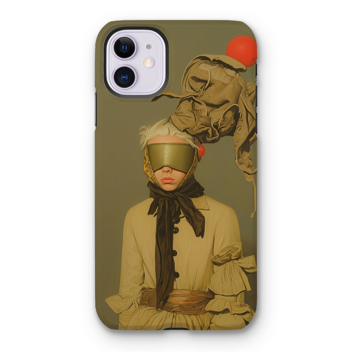 Enlightenment - Avant-garde Victorian Fashion Iphone Case, 11 / Matte, Iphone Case Surreal Portrait