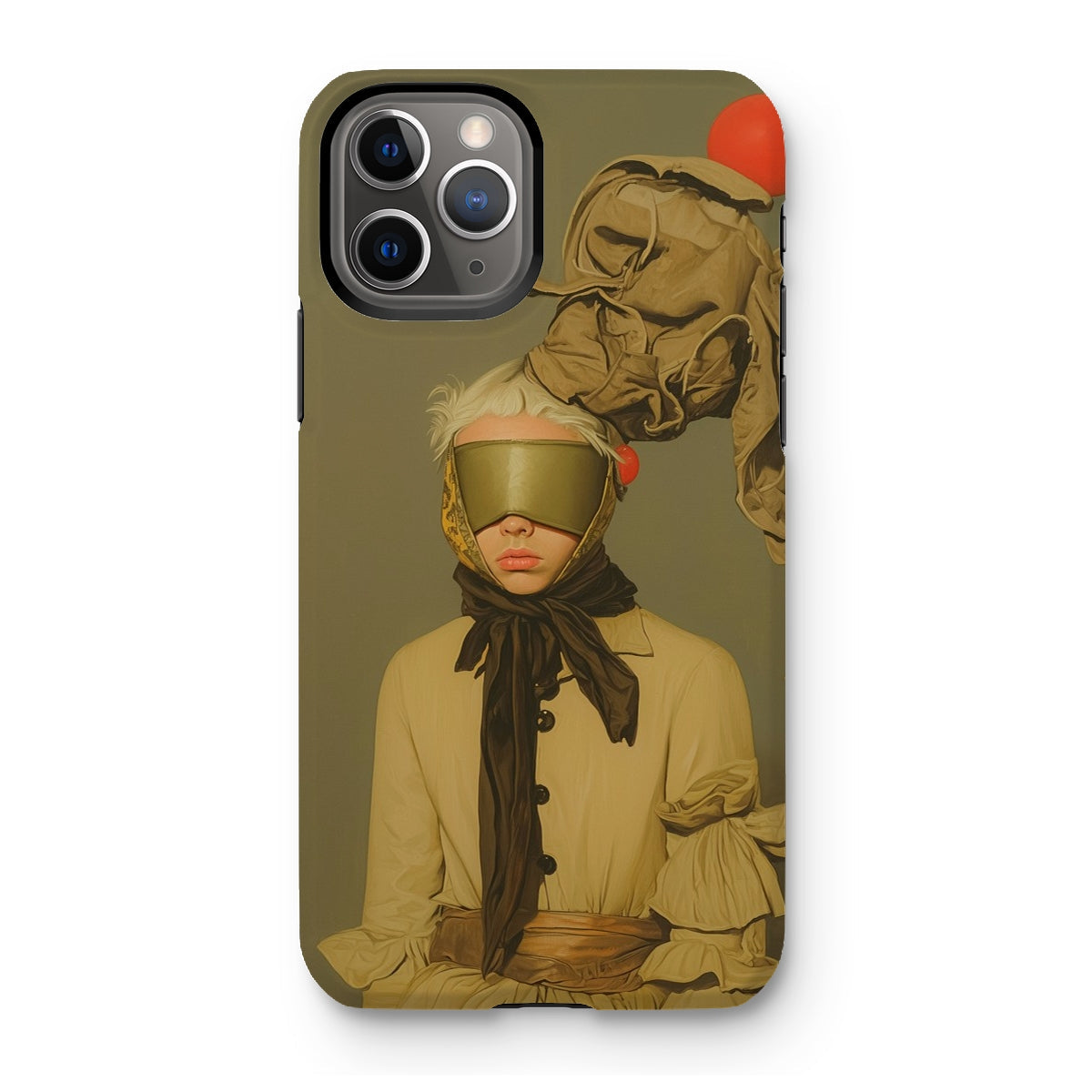 Enlightenment - Avant-garde Victorian Fashion Iphone Case, 11 Pro / Matte, Phone Case Surreal Portrait