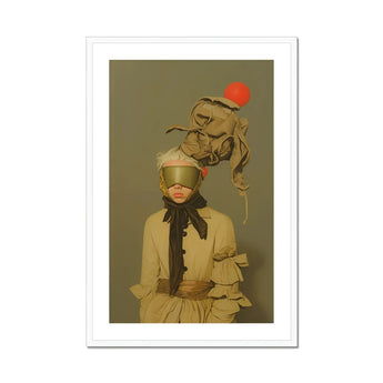 Enlightenment - Avant-garde Victorian Fashion Art Print, Framed Portrait Person Avant-garde Fashion