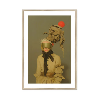Enlightenment - Avant-garde Victorian Fashion Art Print, Framed Portrait Person Avant-garde Attire