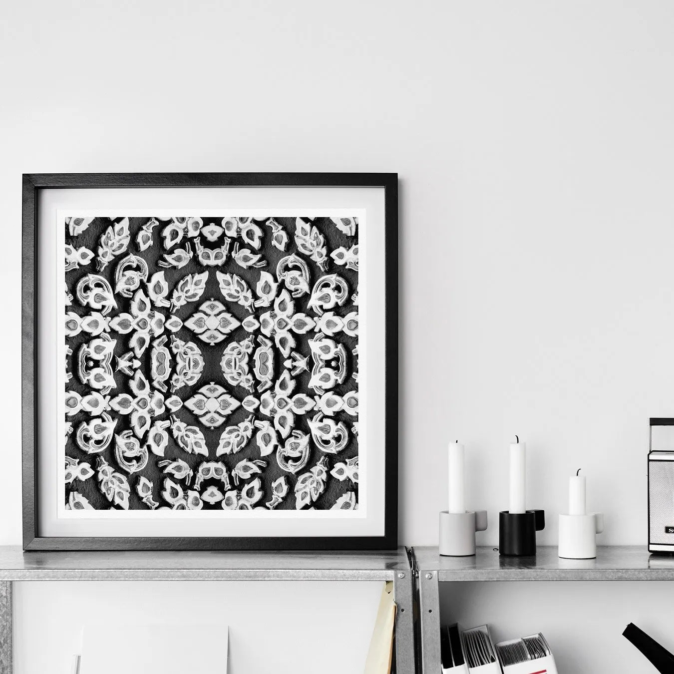 Ayodhya² Giclée Print - Black And White Wall Art - 10×10 - Posters Prints & Visual Artwork - Aesthetic Art
