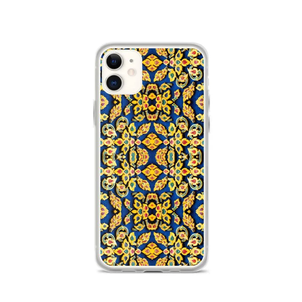 Entering Ayodhya Pattern Iphone Case | Bold Mosaic Pattern Thailand - Iphone 11 - Mobile Phone Cases - Aesthetic Art