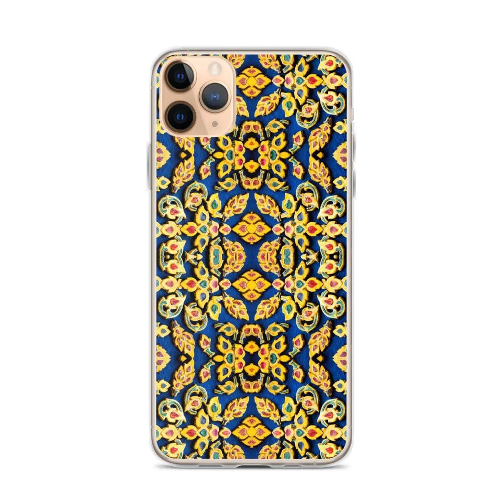 Entering Ayodhya Pattern Iphone Case | Bold Mosaic Pattern Thailand - Iphone 11 Pro Max - Mobile Phone Cases