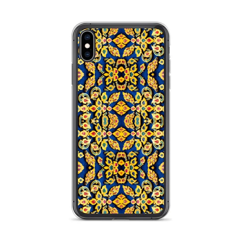 Entering Ayodhya Pattern Iphone Case | Bold Mosaic Pattern Thailand - Iphone Xs Max - Mobile Phone Cases - Aesthetic Art
