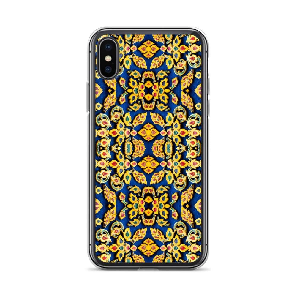 Entering Ayodhya Pattern Iphone Case | Bold Mosaic Pattern Thailand - Iphone 12 Mini - Mobile Phone Cases - Aesthetic
