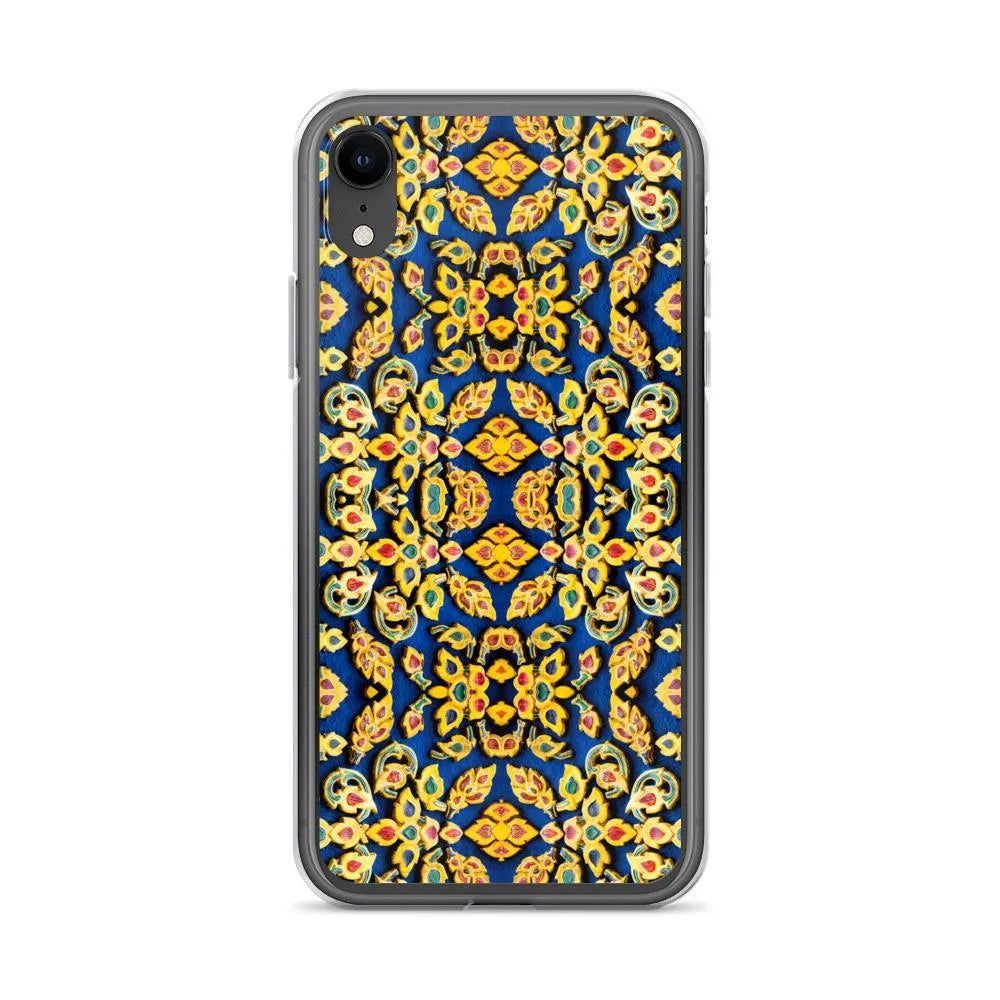 Entering Ayodhya Pattern Iphone Case | Bold Mosaic Pattern Thailand - Iphone Xr - Mobile Phone Cases - Aesthetic Art