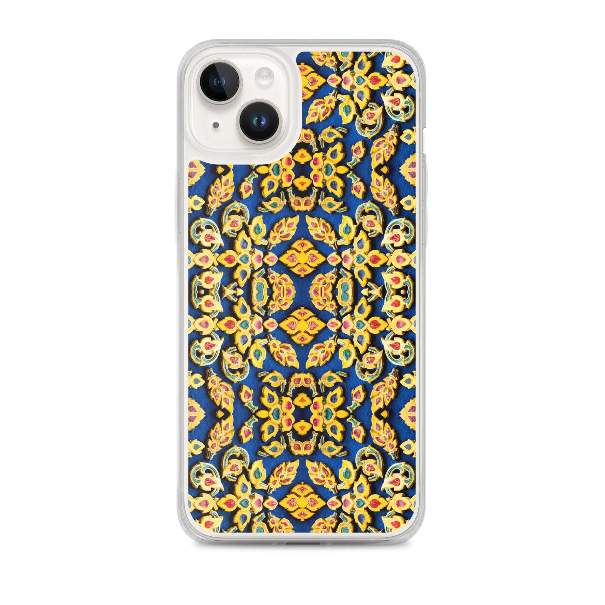 Entering Ayodhya Pattern Iphone Case | Bold Mosaic Pattern Thailand - Iphone 14 Plus - Mobile Phone Cases - Aesthetic