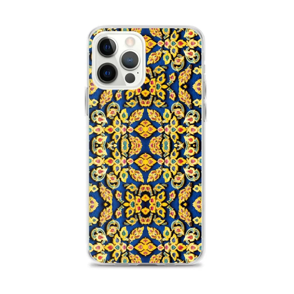 Entering Ayodhya Pattern Iphone Case | Bold Mosaic Pattern Thailand - Iphone 12 Pro Max - Mobile Phone Cases