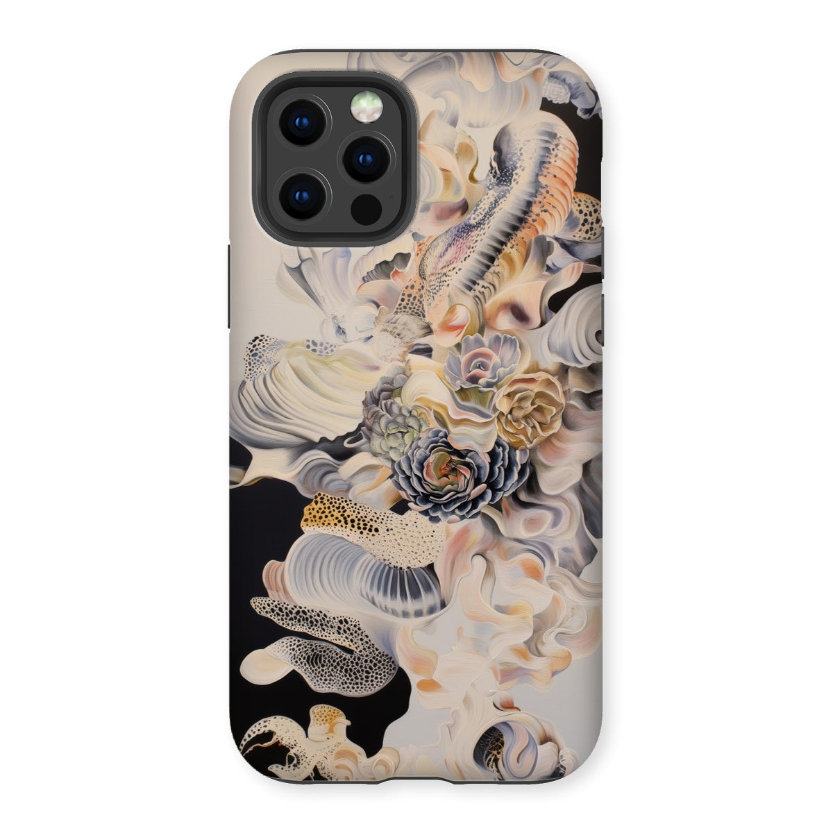 Epiphany - Surreal Alien Succulent Art Iphone Case, 12 Pro / Matte, Floral-patterned Phone Case
