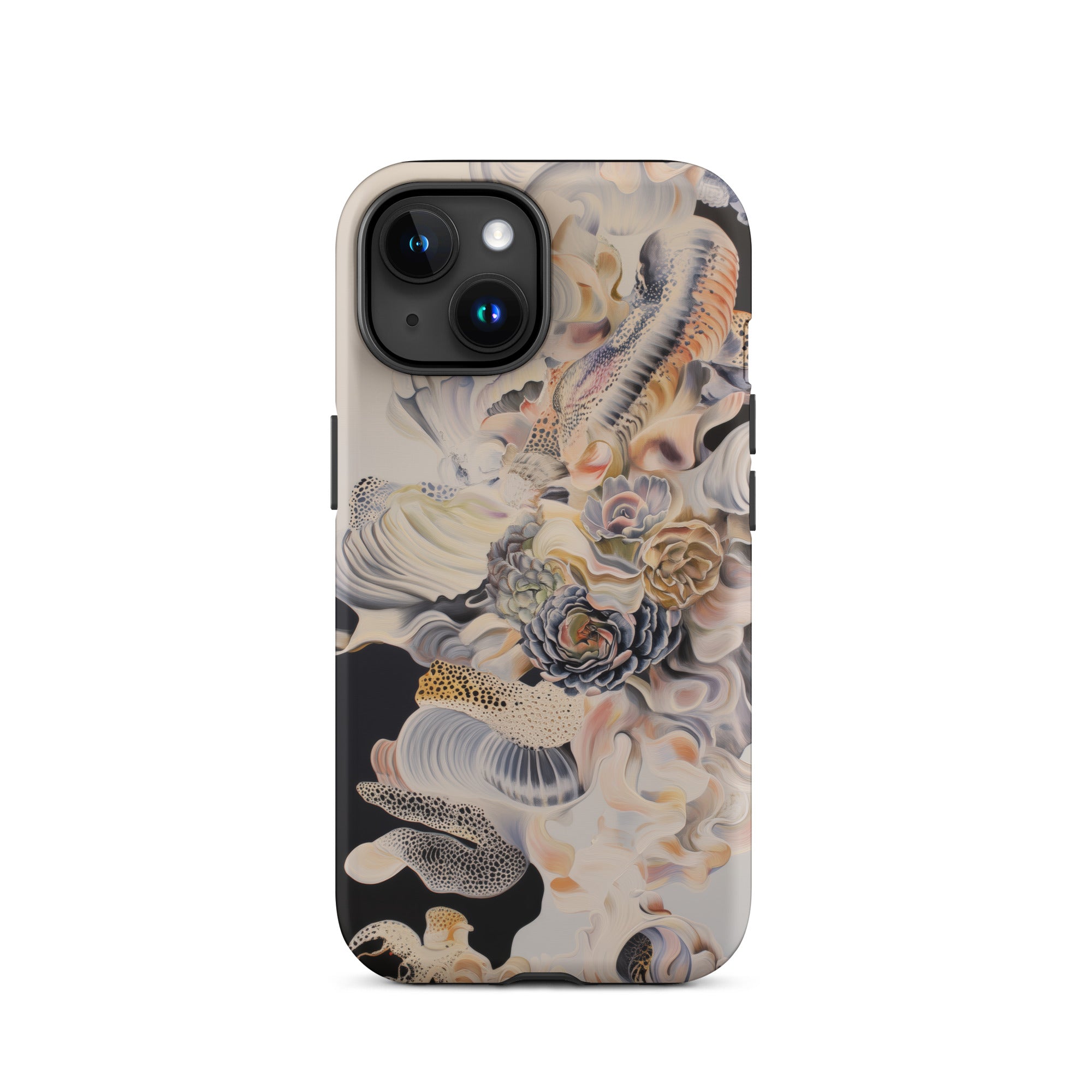 Epiphany Surreal Alien Succulent Art Iphone Case, 15 / Matte, Floral Patterned Phone Case