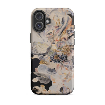 Epiphany - Surreal Alien Succulent Art Iphone Case, 16 Plus / Matte, Floral-patterned Phone Case
