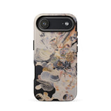 Epiphany - Surreal Alien Succulent Art Phone Case Iphone 17 Air / Matte Iphone 12 Case Floral Design Black Background White Surreal Alien