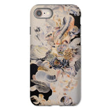 Epiphany - Surreal Alien Succulent Art Phone Case Iphone 8 / Matte Artistic Floral Phone Case Surreal Alien Succulent, Revelation Coiled,