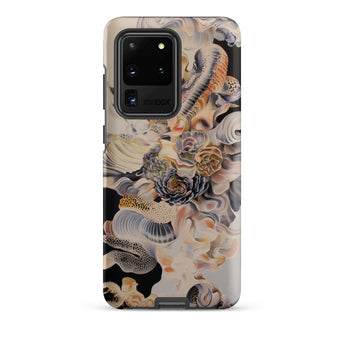 Epiphany - Surreal Alien Succulent Art Phone Case Samsung Galaxy S20 Ultra / Matte Phone Case Intricate Artistic Design Seashells