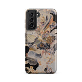 Epiphany - Surreal Alien Succulent Art Phone Case Samsung Galaxy S21 Fe / Matte Phone Case Intricate Artistic Design Koi Fish Surrounded