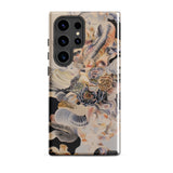 Epiphany - Surreal Alien Succulent Art Phone Case Samsung Galaxy S24 Ultra / Gloss Phone Case Intricate Artistic Design Layered Seashells