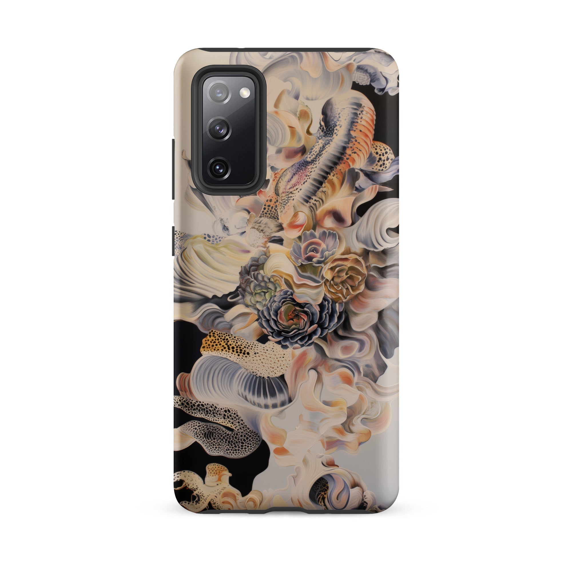 Epiphany Surreal Alien Succulent Art Samsung Case, Galaxy S20 Fe / Matte, Smartphone Case Abstract Floral Organic Pattern Muted Tones