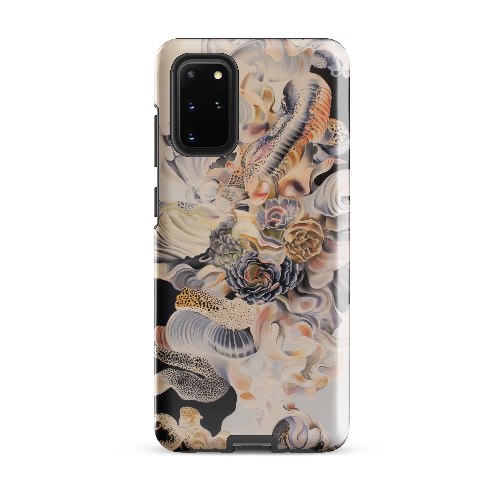 Epiphany Surreal Alien Succulent Art Samsung Case, Galaxy S20 Plus / Gloss, Smartphone Case Intricate Multi Colored Floral Organic Pattern