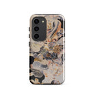 Epiphany Surreal Alien Succulent Art Samsung Case, Galaxy S23 / Gloss, Smartphone Case Abstract Organic Pattern Muted Earth Tones
