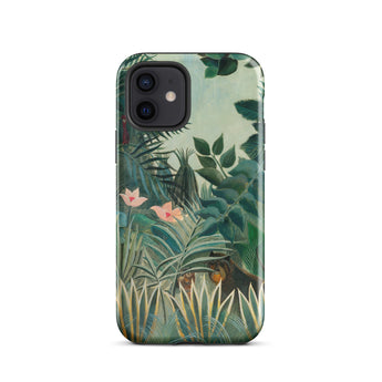Equatorial Jungle - Henri Rousseau Iphone Case, 12 / Gloss, Mobile Phone Cases, Toby Leon
