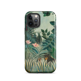 Equatorial Jungle - Henri Rousseau Iphone Case, 12 Pro / Gloss, Mobile Phone Cases, Toby Leon
